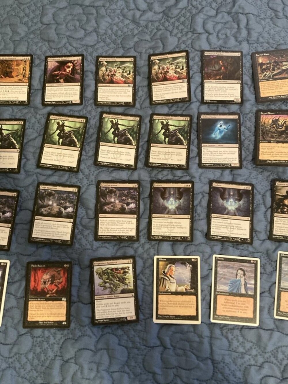 Lot Of 62 Common, Uncommon And Rare Black Magic The Gathering Cards